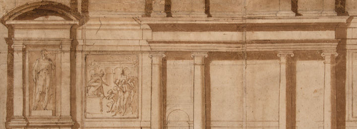 Michelangelo, sheet of architectural drawings (upside down), c. 1524.... |  Download Scientific Diagram